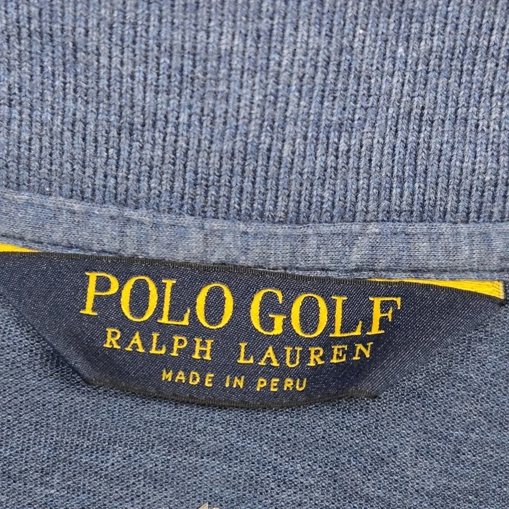 Polo‎ Golf Ralph Lauren Polo Shirt Mens XL Blue Pro Fit Big Pony Casual Peru